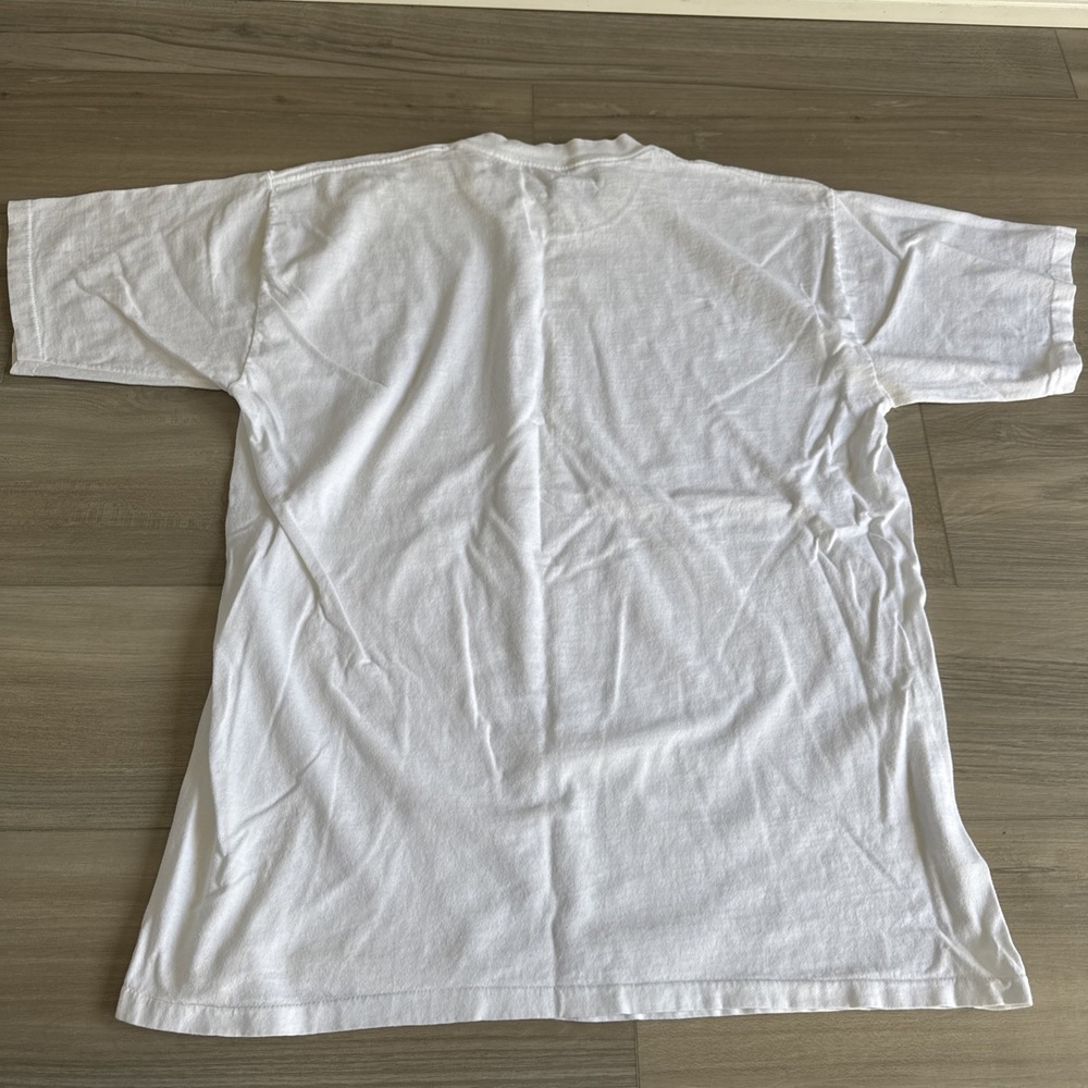 Vintage All‎ Sport Events White Mens Shirt XL Hawaii Single Stitch 100% Cotton - Picture 10 of 11